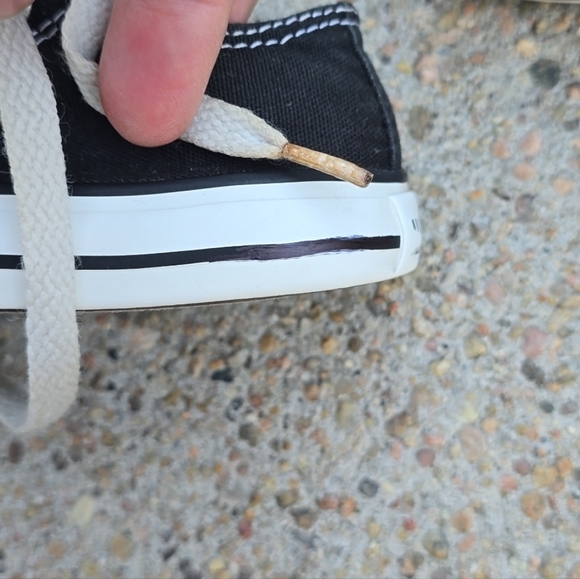 Converse All Star Black Canvas Infant Toddler Sneakers - Picture 9 of 9